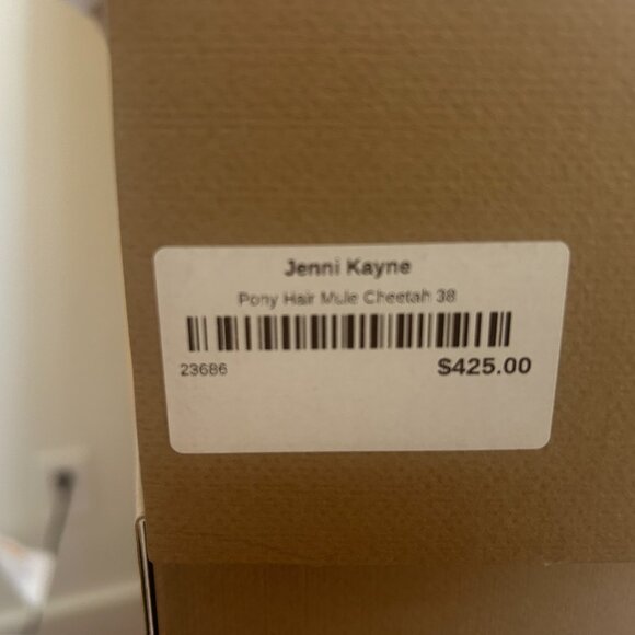 Jenni Kayne Pony Hair Cheeatah Mules Size 38 BARELY WORN (2-3 times) - Picture 3 of 3